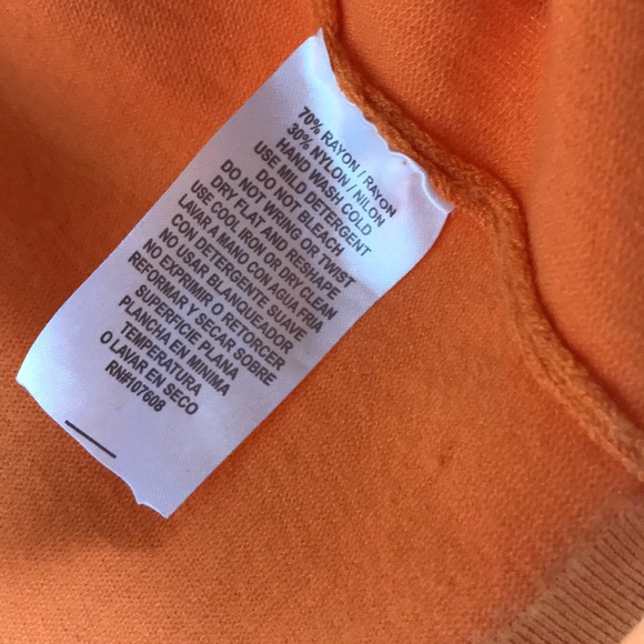 ✔️Leslie Fay Tangerine Cardigan Size Medium - Picture 5 of 6